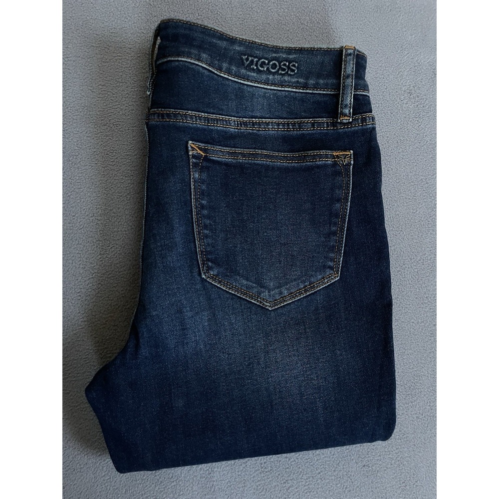 Vigoss Ace High Rise Blue Denim Boot Cut Button Fly‎ Jeans Mens Size 32X31